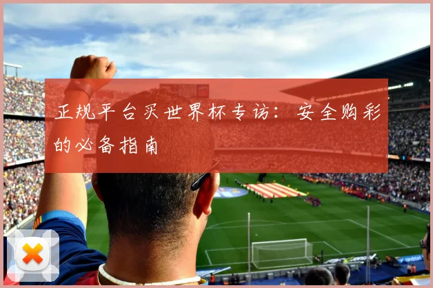 正规平台买世界杯专访：安全购彩的必备指南